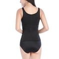 thumbnail image 5 of FANNYC Women Waist Trainer Zipper Hook Shapewear Workout Cincher Body Corset Sauna Sweat Vest Tank Top With Straps,Firm Control Waist Trimmer Sports Underbust, 5 of 8