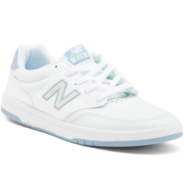New Balance 425 Skate Sneaker 6.5 White Leather Light Blue Lace Up Low Top Shoes