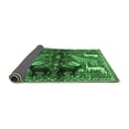 thumbnail image 2 of Ahgly Company Indoor Square Animal Emerald Green Traditional Area Rugs, 7' Square, 2 of 4