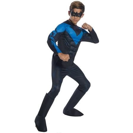 Rubies DC Comics Childs Deluxe Nightwing Costume, Small