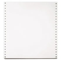 9.5" x 11" Continuous Paper, 18 lbs., 92 Brightness, 2500/Carton (25522/246728) White