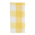 thumbnail image 2 of Fennco Styles Buffalo Plaid Checkered Classic Cotton Blend Tabletop Collection Napkins, Set of 4 - Dinner Napkins for Banquets, Christmas, Special Events and Home Décor, 2 of 4