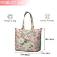 thumbnail image 4 of Pioneer Flower Floral Print Pattern Travel Tote Bags for Women Carry On,Large Weekender Bags for Women Travel,Multi Functional Duffle Bag for Work,Shopping,Sports, 4 of 5