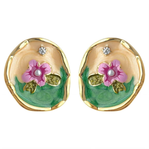 DESIGNICE 2026 New Clip on Earrings,High-End Metallic Design Earrings for Women,Noble Metallic Shine Tragus Earrings for Women,Huanglvhuaduo