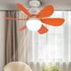 thumbnail image 4 of Ventilador de techo con luz de 3 velocidades, ventiladores de techo de perfil bajo para dormitorio de oficinas en el hogar, 4 of 7
