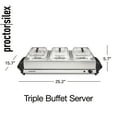 Proctor Silex Buffet Server and Food Warming Tray, Stainless Steel