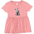 thumbnail image 3 of Inktastic Curious Rhinos Girls Baby Dress, 3 of 5
