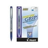 Pilot Precise Grip Roller Ball Stick Pen, Blue Ink, Extra Fine, 4 Pens