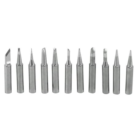 

11 Pieces Soldering Iron Tips Kit 900M-T for Soldering Station Tool 900M 936 937 907