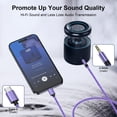 thumbnail image 5 of 3 Pack USB C to 3.5mm Audio Aux Jack Cable, Type C to 3.5mm Headphone Car Stereo Cord Aux to USB C 3.3FT Audio Cable Compatible with iPhone 15 Pro Max 15 Plus, Samsung Galaxy S24 S23, Multicolor, 5 of 7