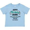 thumbnail image 3 of Inktastic Happy Birthday, Mommy I'm the Best Ever in Blue Boys or Girls Baby T-Shirt, 3 of 5