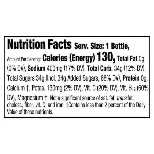 2 Pack - POWERADE ION4 Sports Drink Fruit Punch Sport Pack - 8-20 Fl. Oz. Package May Vary