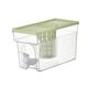 thumbnail image 2 of Hervidor de agua fría con grifo, jarra para jugo con grifo, dispensador de bebidas heladas de 4 l Verde, 2 of 9