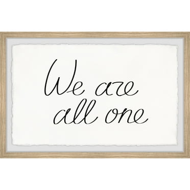 Marmont Hill We Are One Framed Painting Print