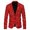 Wine, variant on Men's 3D Sequin Suit Jacket Printed Pocket Lapel Button Up Party Blazer