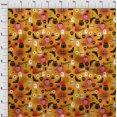thumbnail image 3 of oneOone Cotton Poplin Mustard Yellow Fabric Halloween Sewing Fabric By The Yard Printed Diy Clothing Sewing Supplies 42 Inch Wide, 3 of 4
