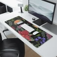 thumbnail image 3 of Cute & Functional Garden Flowers Mouse Mat - Soft, Non-Slip Rubber Base, Smooth Glide, Splash Resistant, Unique Design, Portable, Great for All Computers, Personalized Style, 31.5x11.8 Inch, 3 of 7