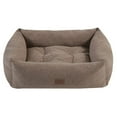 thumbnail image 1 of Martha Stewart Charlie 4-Sided Polyester Pet Bed with Removable in Brown, 1 of 3