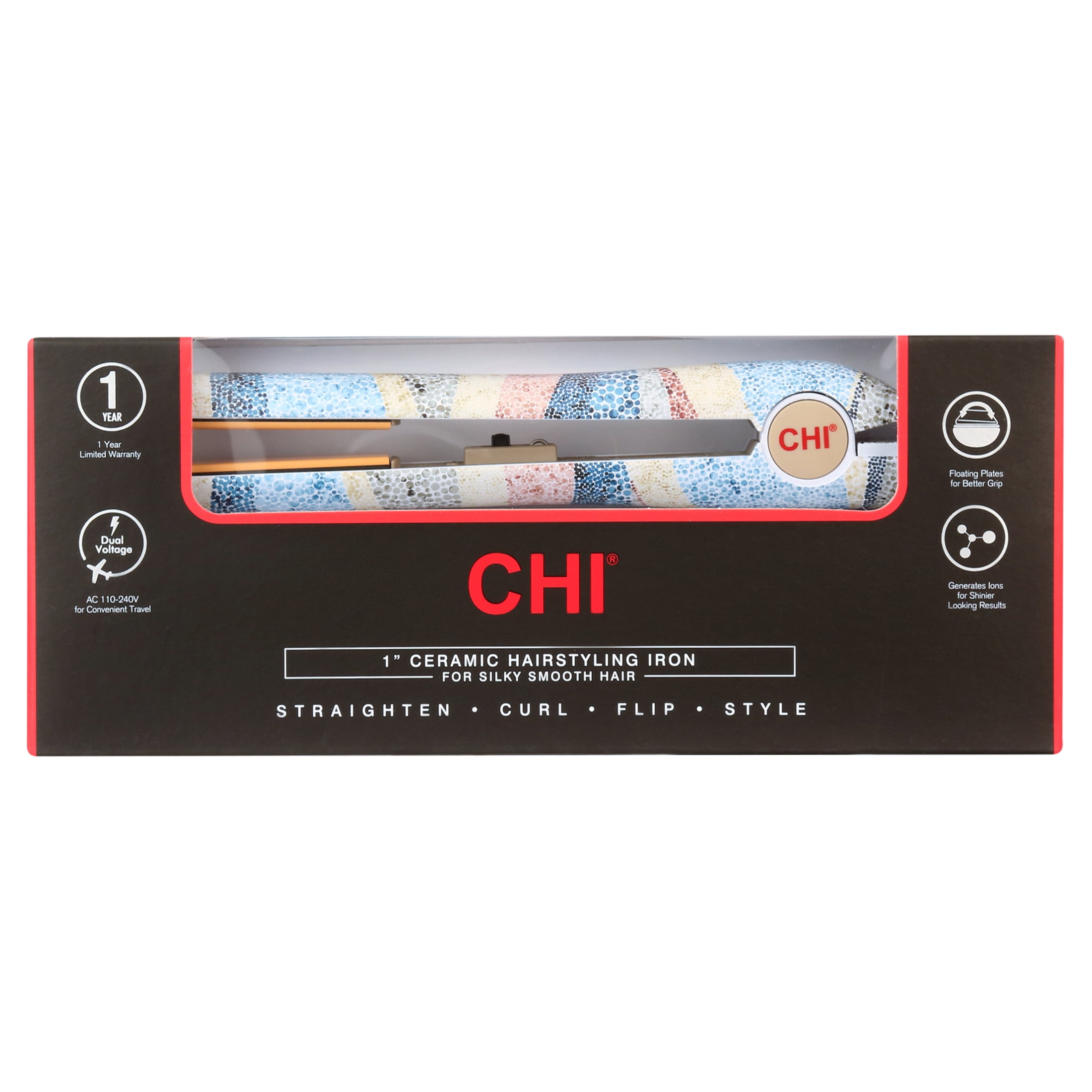 CHI 1" Tourmaline Ceramic Hairstyling Iron