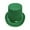 Green, variant on Universal Trilby Hat for Gentlemen Magicians Carnivals Trilby Hat Thicken Flat Top Hat for Gentlemen Casual Gathering Blue L