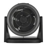 Midea 2-In-1 Heater and Fan, 4 Speed, 1,500 Watts, Digital, Adjustable Tilt, Portable, Black