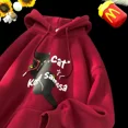 thumbnail image 5 of Sudadera con capucha y estampado de gato kawaii de anime para hombre, sudadera con capucha de manga larga con bolsillo retro, sudadera con capucha de otoño para mujer, ropa de calle Y2K, 5 of 5