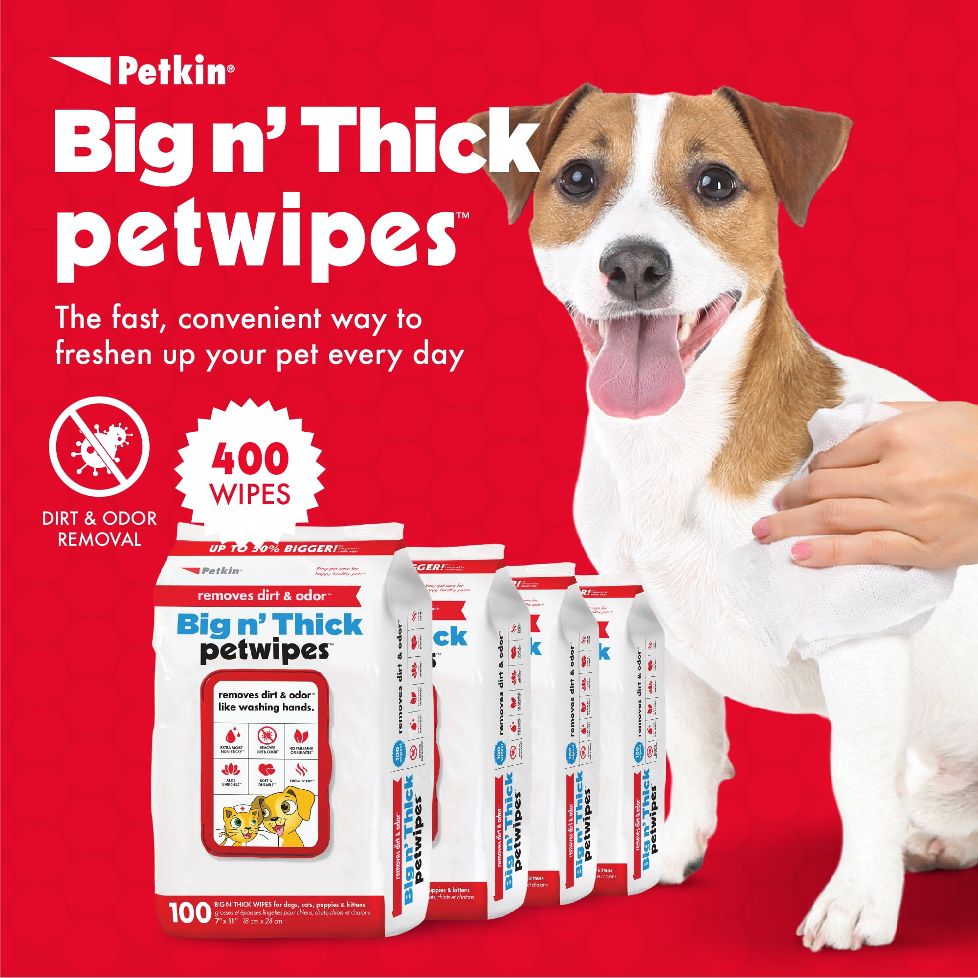 Large dog sale wipes