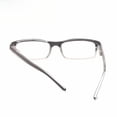thumbnail image 2 of Gafas de lectura clásicas con montura progresiva de color y patas de resorte, lentes de resina, gafas de lectura de dos colores para personas mayores, 2 of 5