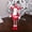 A, variant on SDJMa Christmas Plush Toy 28 inch Retractable Long Leg Standing Plush Doll Christmas Super Cute Reindeer Snowman Old Man Christmas Ornaments Doll Telescopic Legs Christmas Santa Decoration Toy