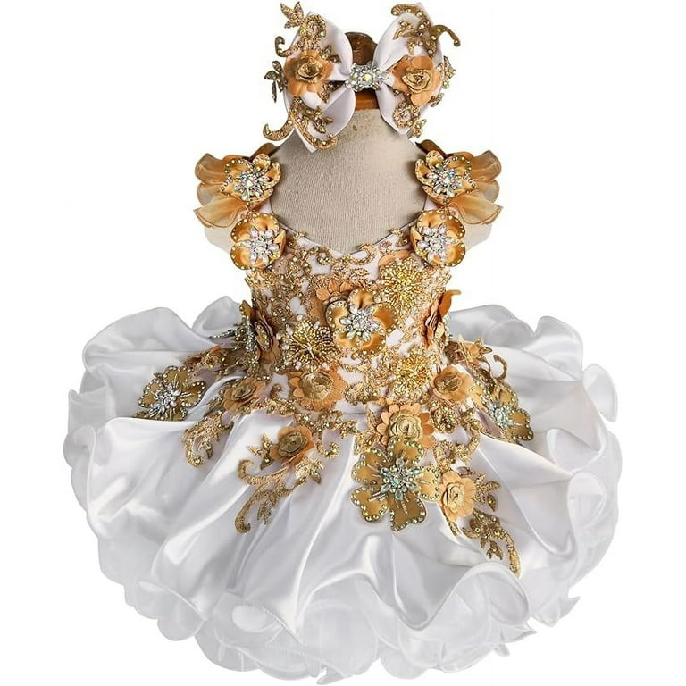 Jenniferwu Infant Toddler Baby Newborn Little Girl's Pageant Party
