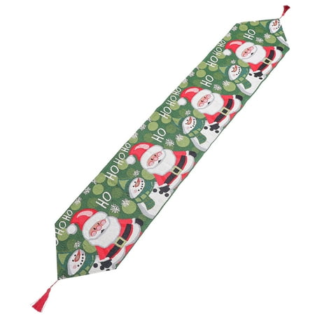 

1pc Christmas Themed Tablecloth Decorative Table Runner Dining Table Decoration