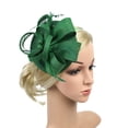 thumbnail image 2 of Fascinador con forma de pinza para el pelo y plumas, para boda, mujer, 2 of 3