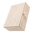 thumbnail image 4 of 1 Pc Rings Storage Case Khaki Watch Holder Couple Theme Jewelry Display Box, 4 of 8