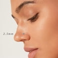 thumbnail image 2 of 14k Gold Plated Sterling Silver Small L Shaped Nose Rings Studs for Women Men 20g, 20 Gauge Nostril Nose Piercing Jewelry, Hypoallergenic Gold Nose Stud with Tiny CZ Diamond, 2 of 5
