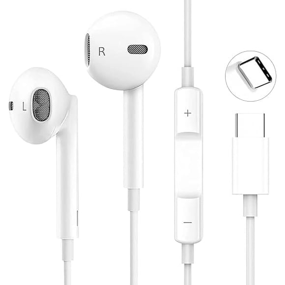ccwonima USB C Headphones for iPhone 17 16 15 Pro Max, Wired Earbuds USB C Wired Headphones with Microphone & Remote, Noise Isolating Earphones for iPad Pro/iPad Air, Galaxy S25 S24 S23 Ultra