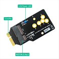 thumbnail image 5 of MóDulo AX200/201/210 WIFI6 a Placa Adaptadora de 12+6 Pines Compatible con MóDulo A/E de Llave 2230 M.2 Que Reemplaza la Tarjeta BCM94360CS2, 5 of 5
