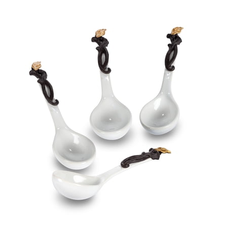 Gerson White Stoneware Spoons.