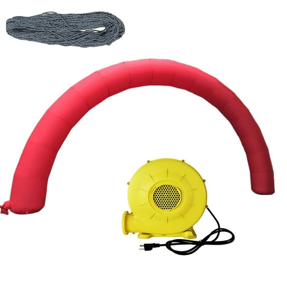 Techtongda Inflatable Arch Advertising Birthday Party Decoration Arch PU Coated Oxford with Blower 19.6ft*9.8ft