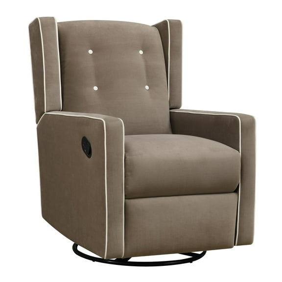Baby Relax Mikayla 4-in-1 Nursery Swivel Glider Rocker Recliner