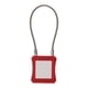 thumbnail image 1 of Cerradura de cable de bloqueo, Cerraduras de cable de bloqueo y etiquetado Candado de seguridad Cerraduras de cable de acero Artesanía superior, 1 of 14