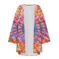 thumbnail image 4 of Drppepioner Cardigan pour Femmes Chic Cardigan pour Femmes Décontracté Veste Imprimée Été Manches Longues Haut Imprimé Multicolore, 4 of 5