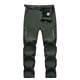 thumbnail image 2 of Pantalones largos para hombre, informales, a la moda, con bolsillos, para exteriores, rectos, para fitness, cargo, 2 of 4