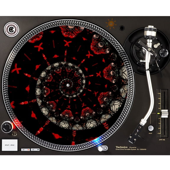 KuzmarK™ 12" DJ Turntable Slipmat - Monster Legend