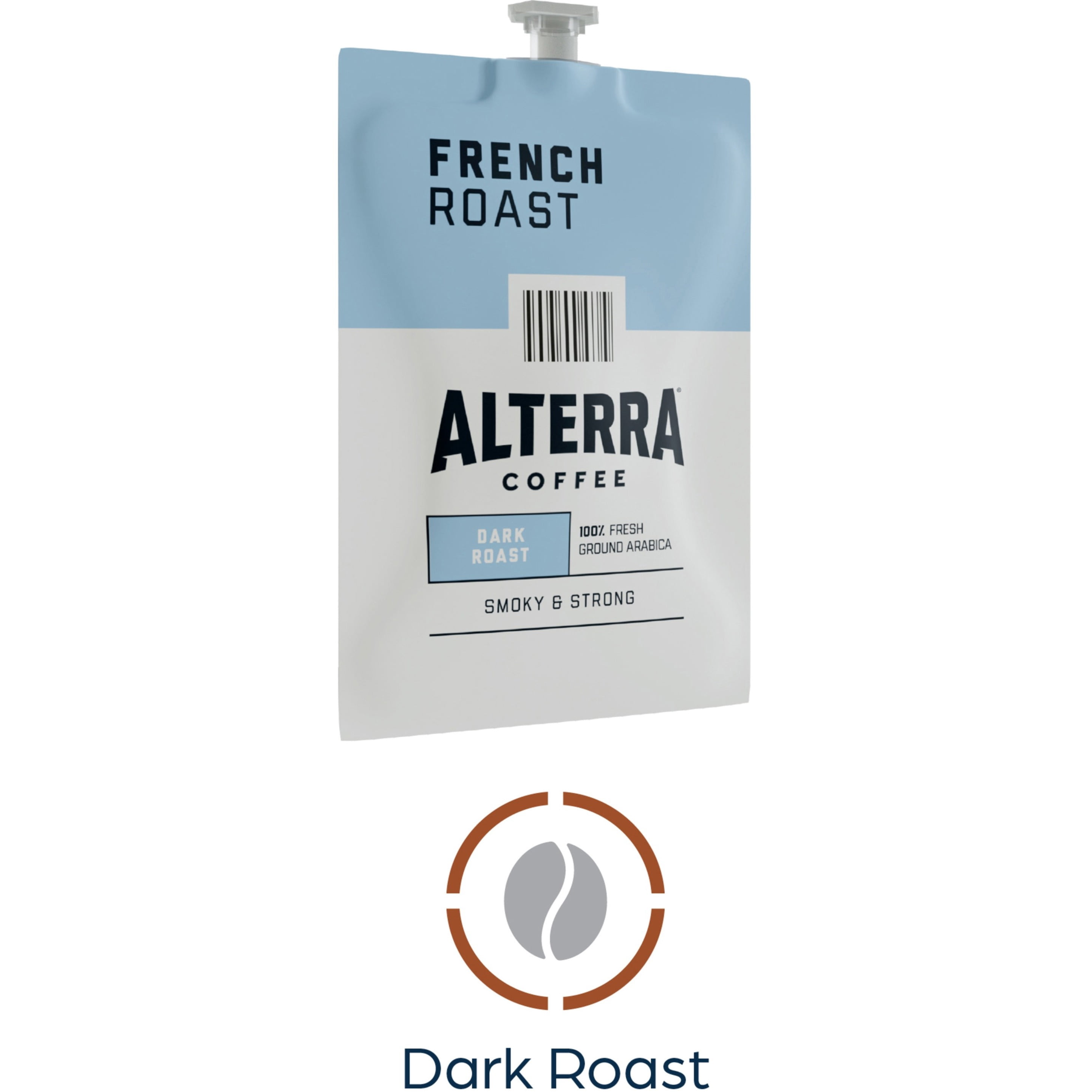 Flavia, LAV48010, Freshpack Alterra French Roast Coffee, 100 / Carton