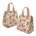 thumbnail image 2 of Pomeranian Dogs and Pioneer Flower Insulated Lunch Bag for Women & Adults,Large Portable Soft Cooler Lunch Bag,Thermal Food Storage Tote with Pearl Cotton,8.66L,8.75x5.75x9.5 Inch, 2 of 6