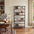 thumbnail image 3 of Pemberly Row 5 Tier Industrial Storage Shelf with Metal Frame Rustic Brown, 3 of 6