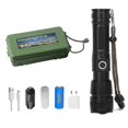 thumbnail image 1 of Super Bright 90000lm Led Tactical Flashlight With Rechargeable Battery Zoomable, 1 of 5