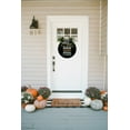 thumbnail image 3 of Harvest Time Sign Front Door Porch Decorations, Round Rustic Wood Hanging Sign for Farmhouse Porch Outdoor Home Holiday Front Door Sign Decor, 3 of 5