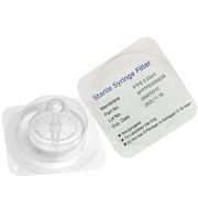 Sterile Syringe Filter PTFE Hydrophobic Membrane 25mm Disc Diameter 0.22μm Pore Size，HPLC and GC Filter High Throughput Lab Filtration 100PCS Individually Packed