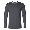thumbnail image 4 of Gymvis Shirts for Men,T Shirts for Men,Long Sleeve Athletic Gym,Gray, 4 of 5
